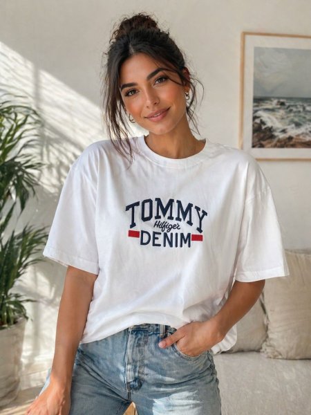 بلوزة تومي نص كم